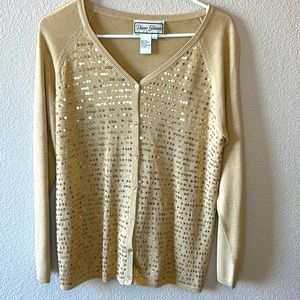 Diane Gilman vintage sweater 100% silk